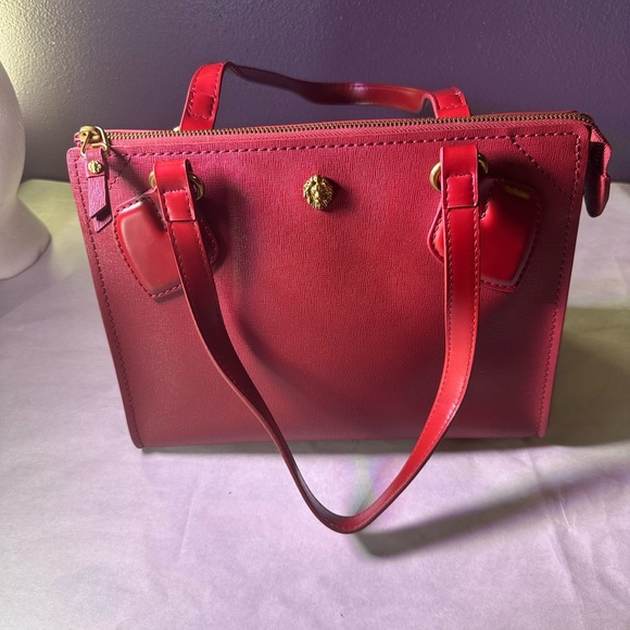Anne Klein Cherry Red Shoulder Bag - Picture 13 of 14